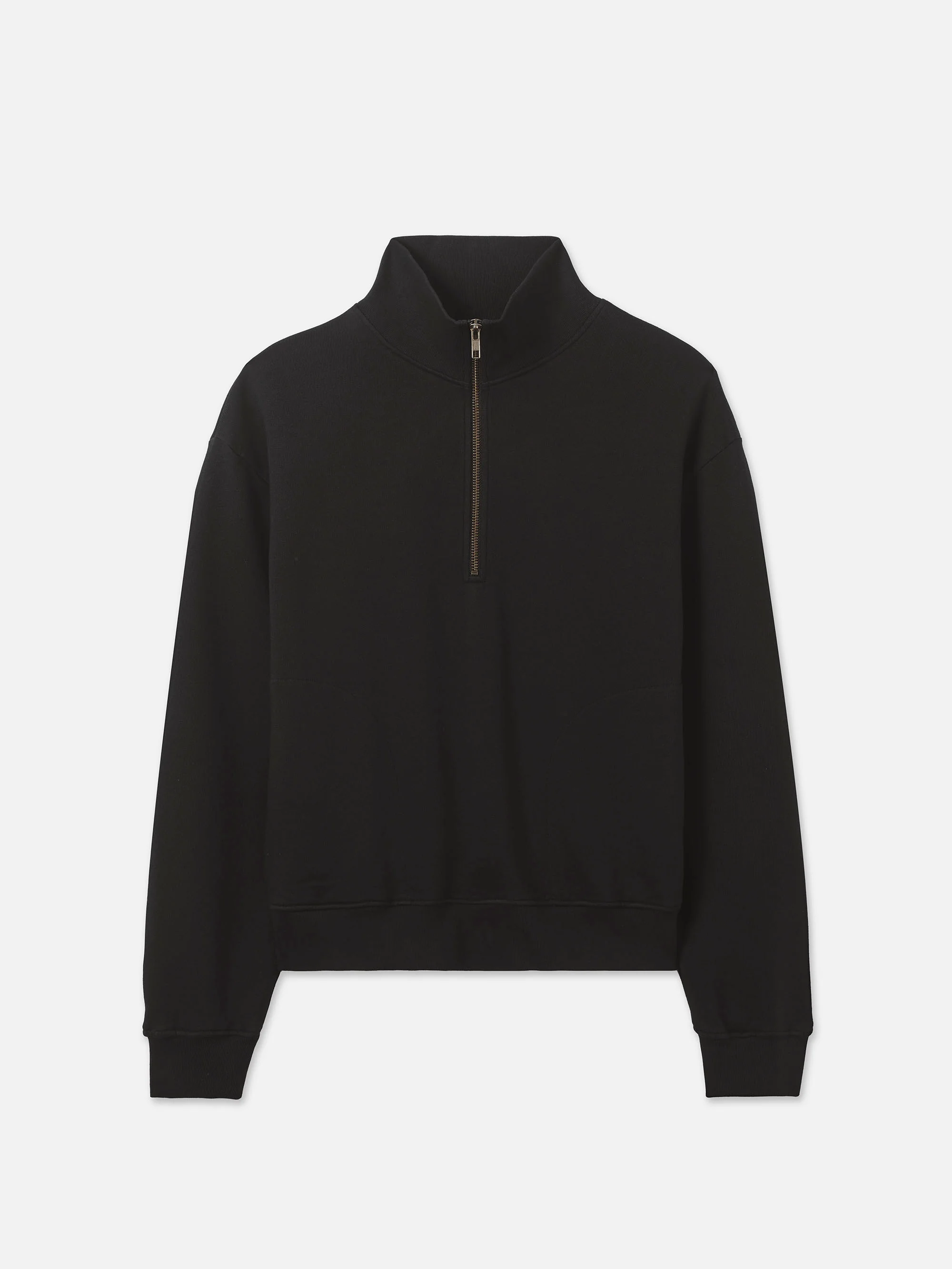 Organic Fleece Quarter Zip Sweatshirt - Image 3
