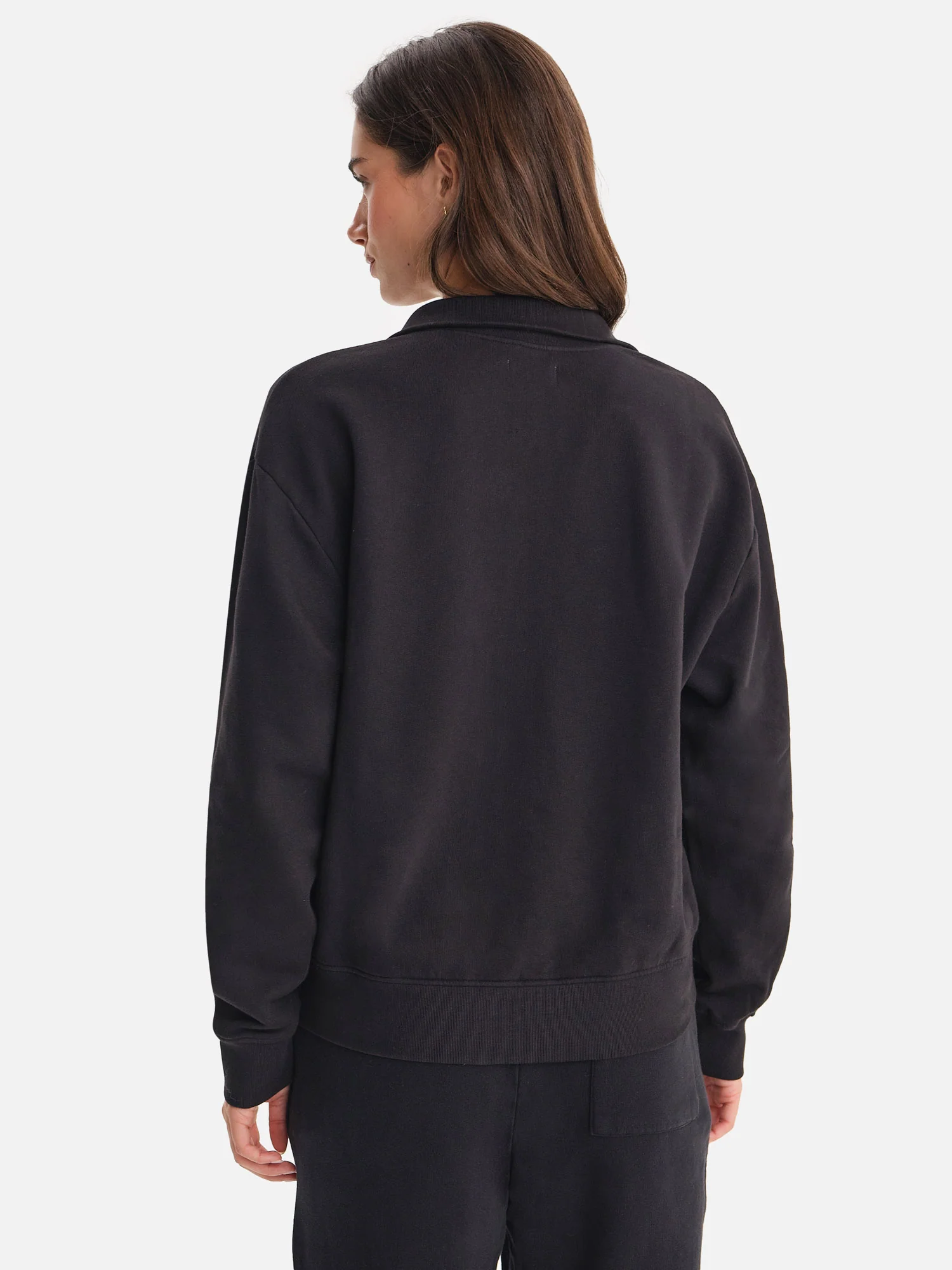 Organic Fleece Quarter Zip Sweatshirt - Image 6