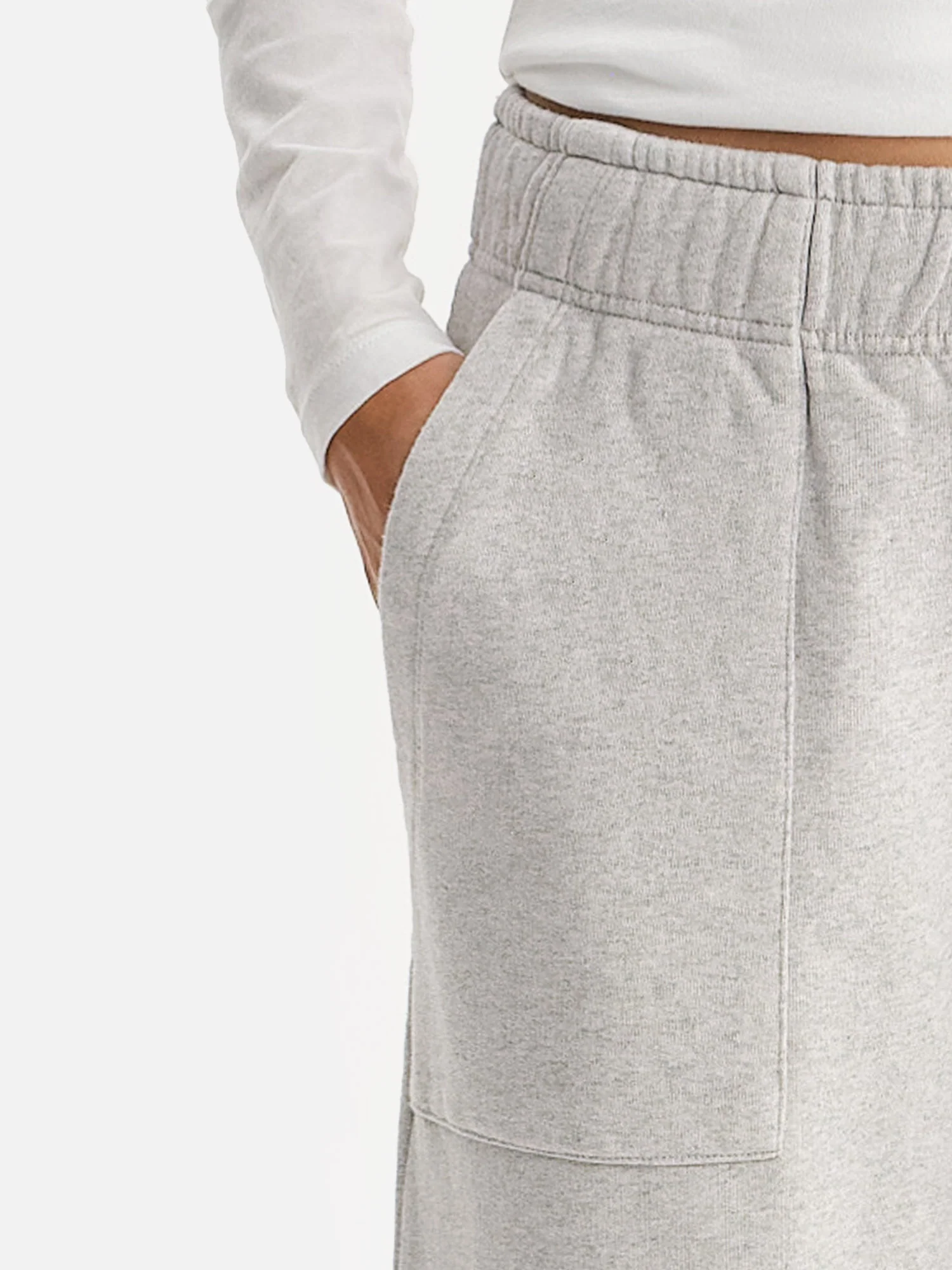 Organic Fleece Wide Leg Pant - Image 4