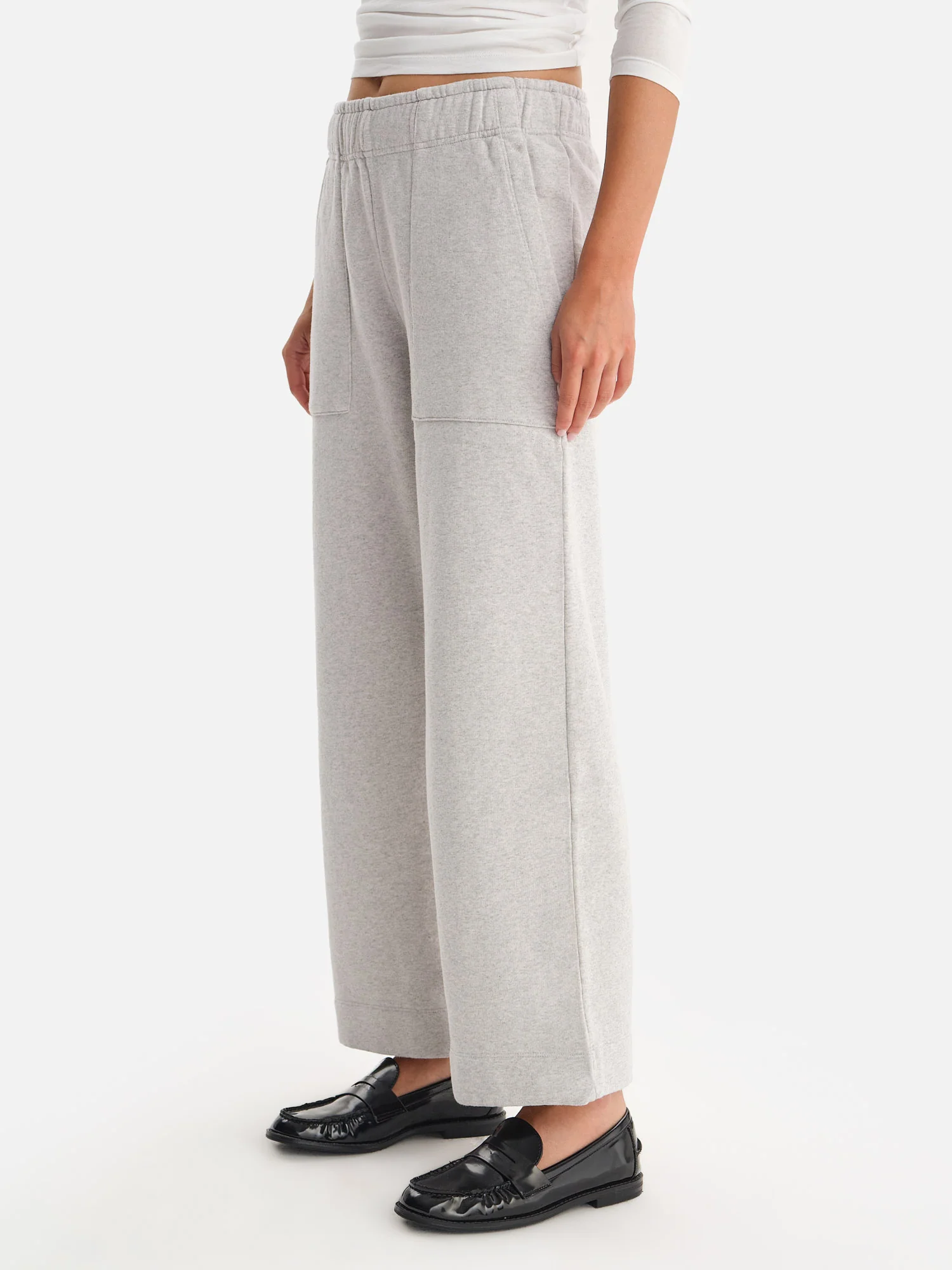 Organic Fleece Wide Leg Pant - Image 5