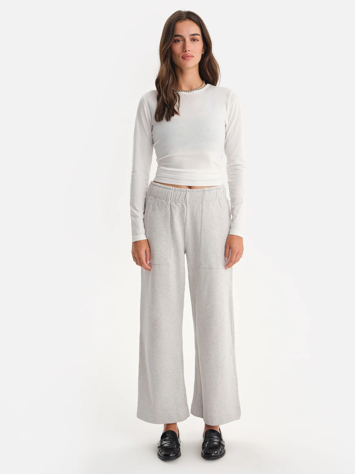 Organic Fleece Wide Leg Pant - Image 9