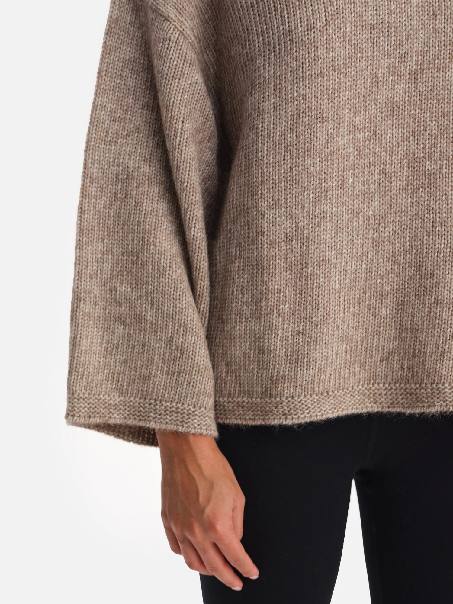 Luxe Alpaca Crewneck Pullover - Image 3