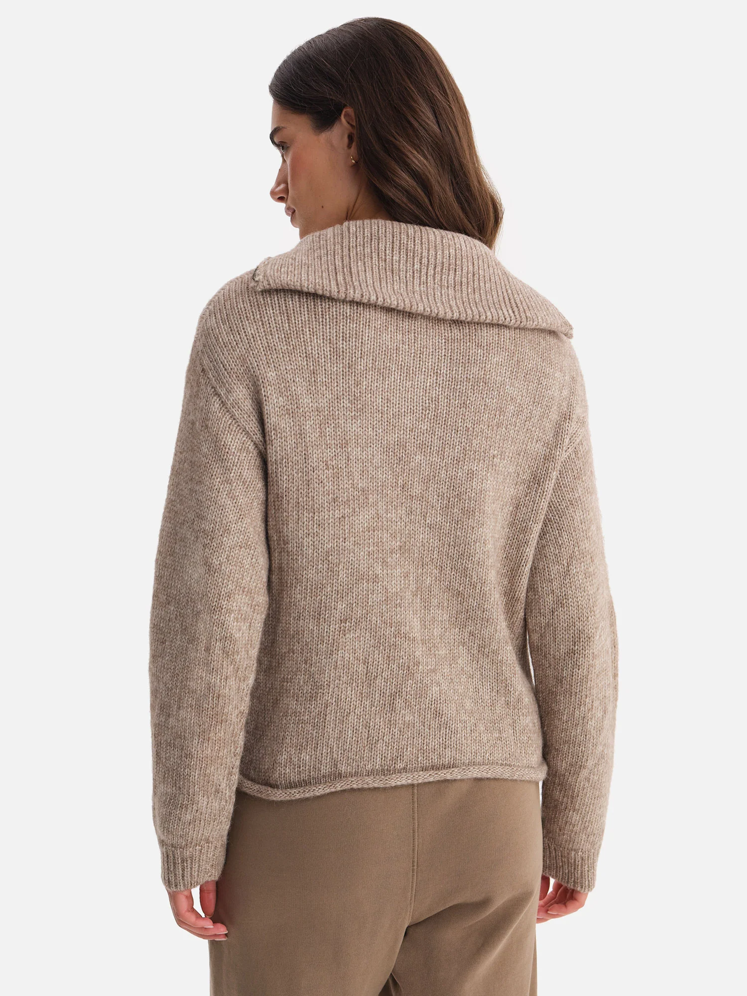 Luxe Alpaca Half-Zip Sweater - Image 5