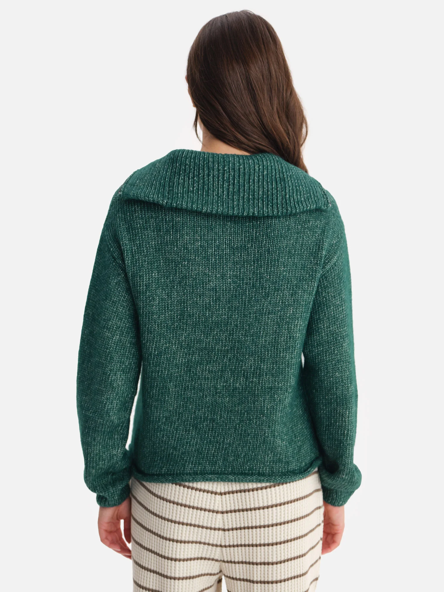 Luxe Alpaca Half-Zip Sweater - Image 5