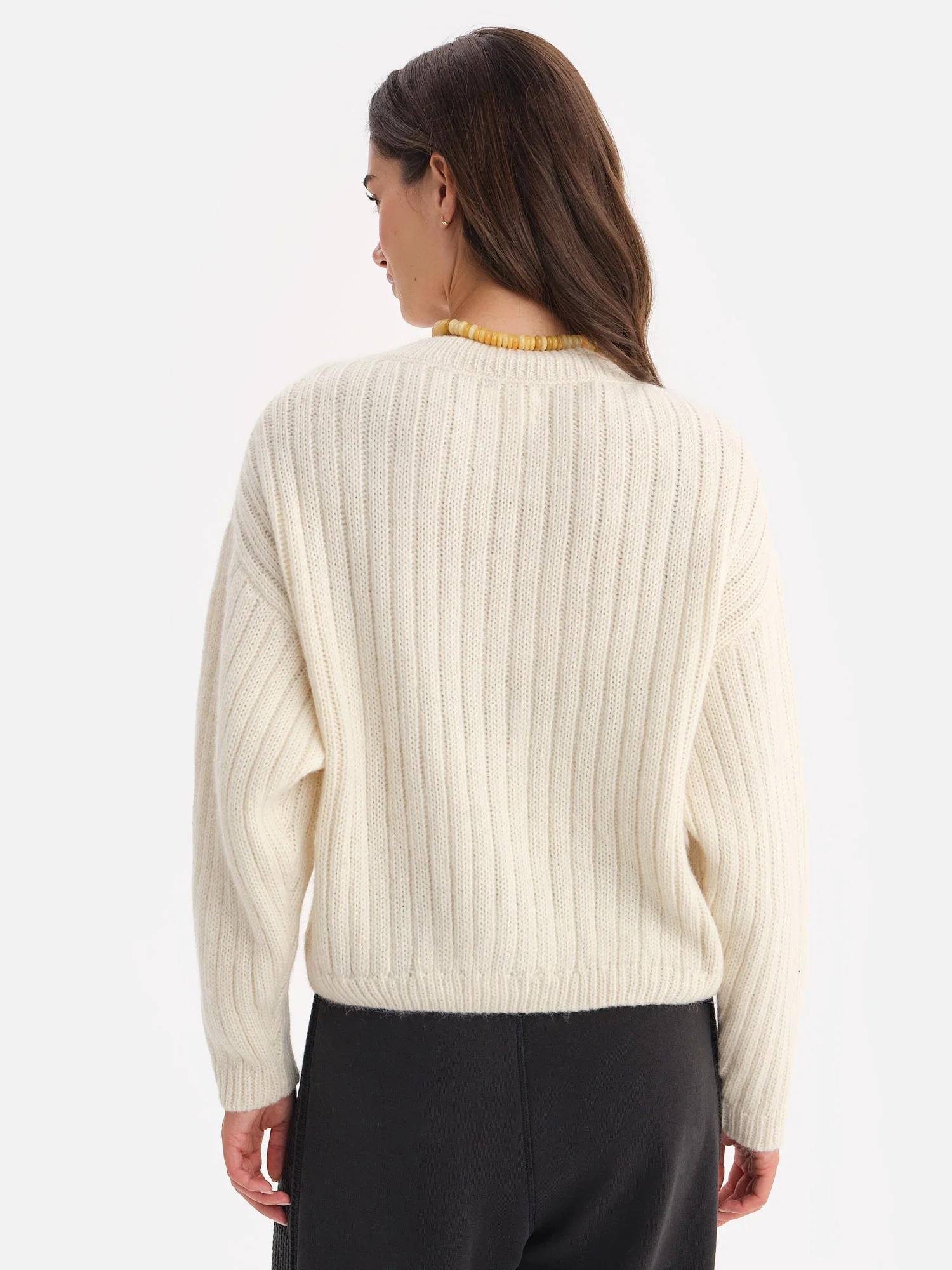 Luxe Alpaca Ribbed Cardigan - Image 4