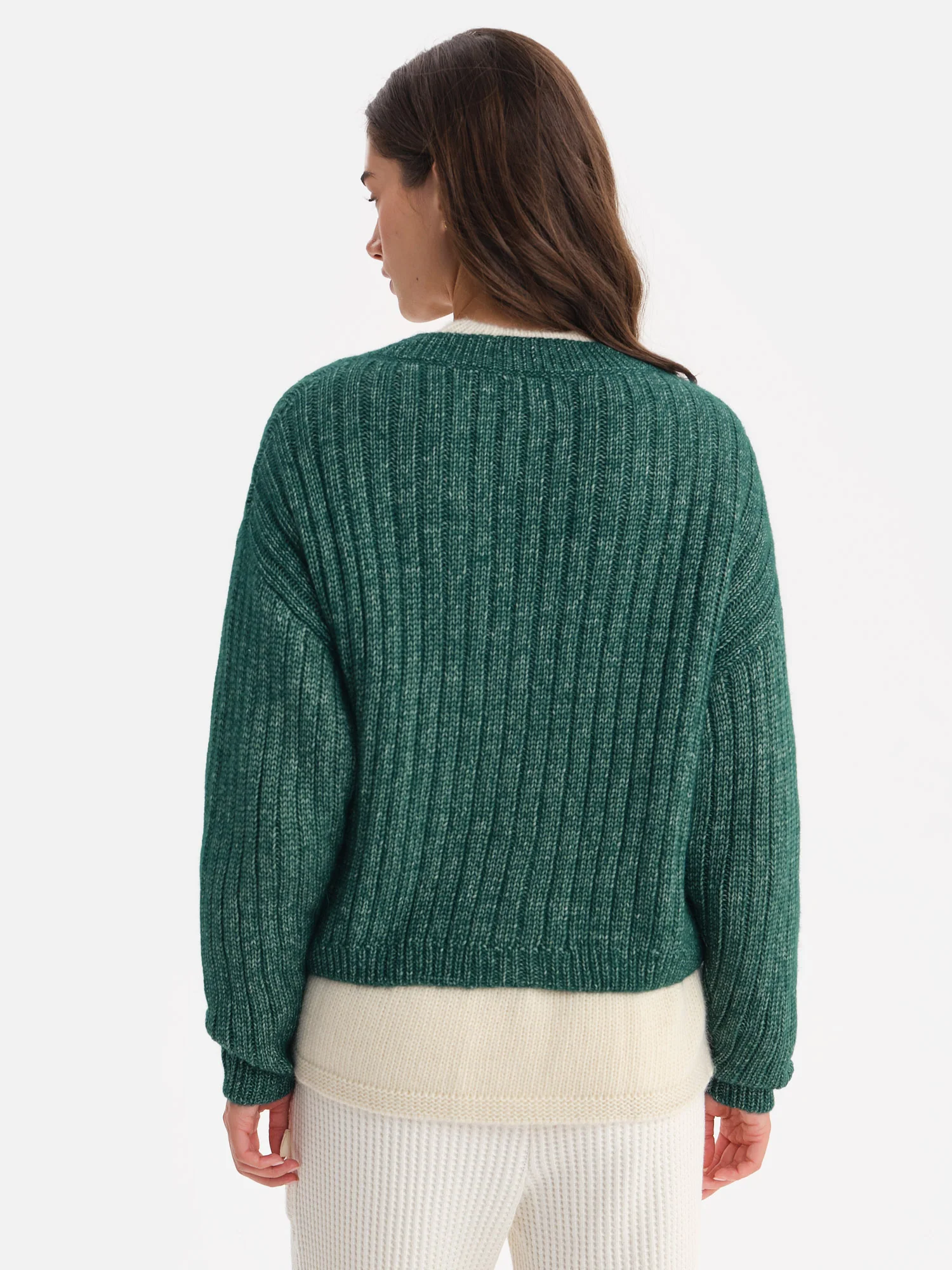 Luxe Alpaca Ribbed Cardigan - Image 5
