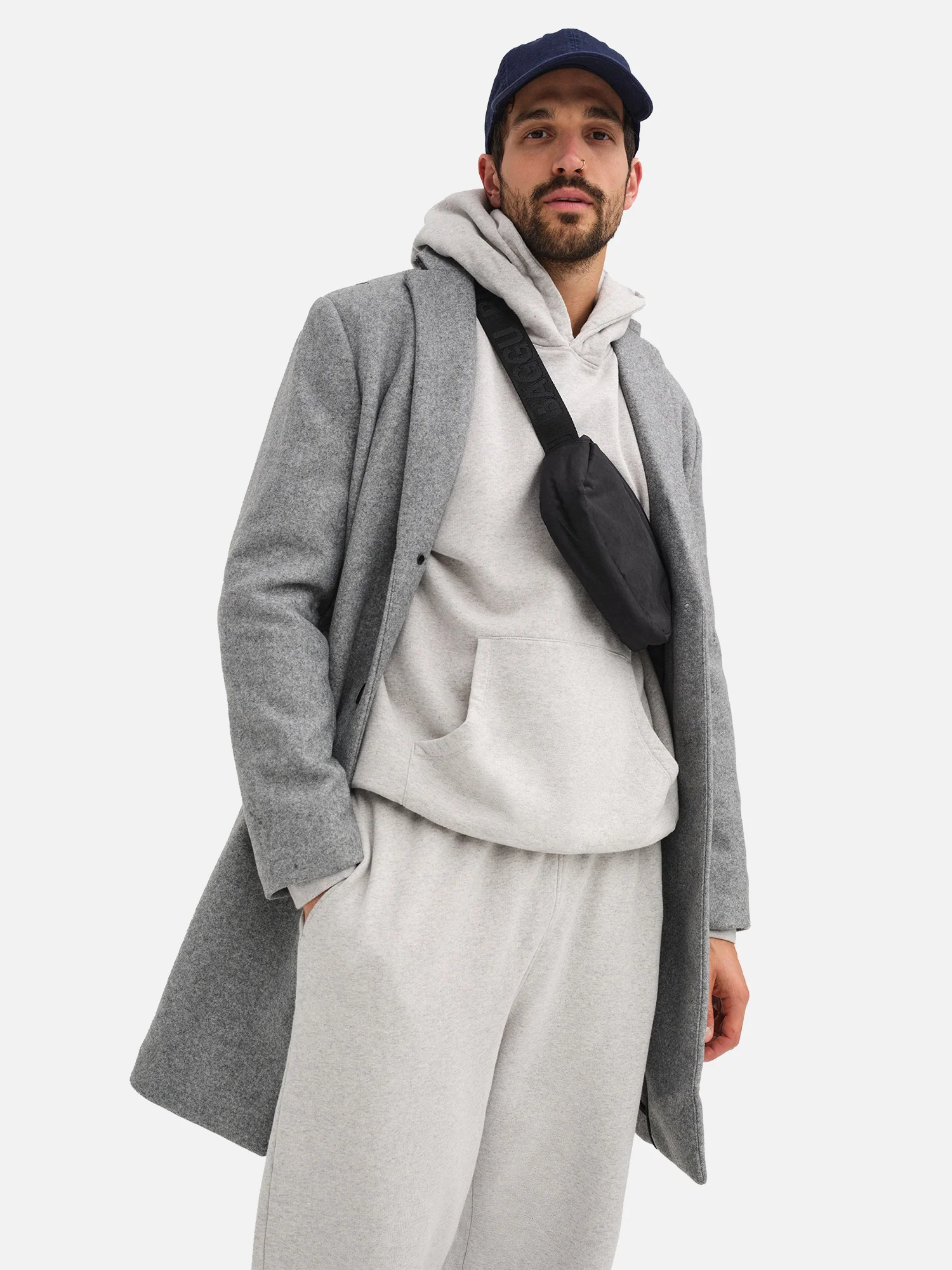 Men's Organic Fleece Hoodie - Image 5