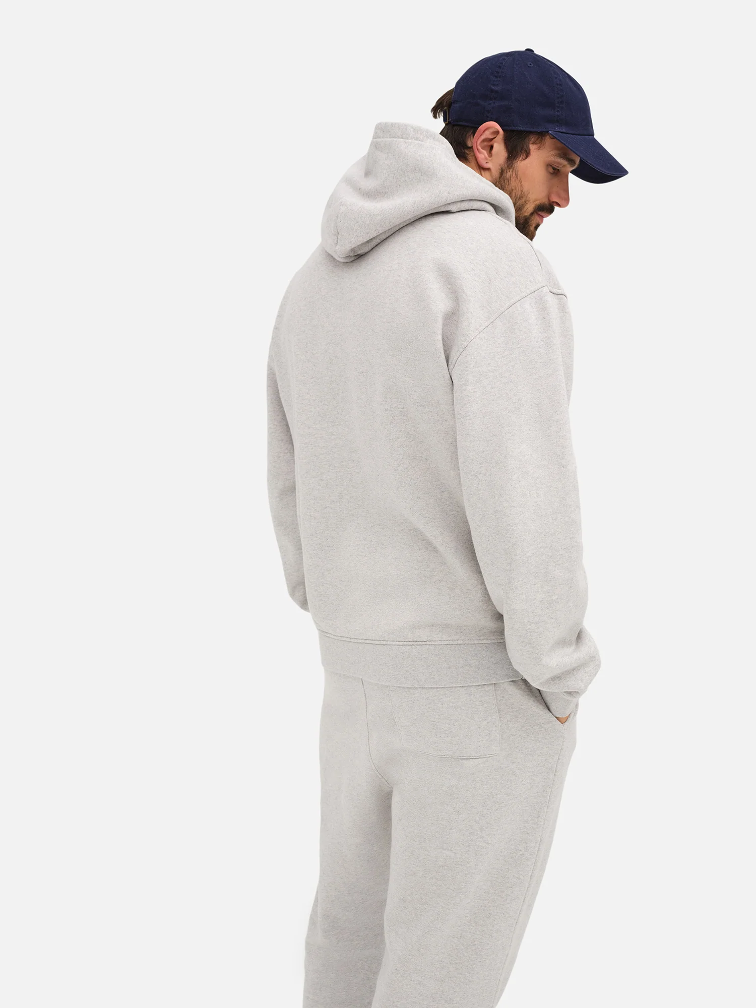 Men's Organic Fleece Hoodie - Image 6