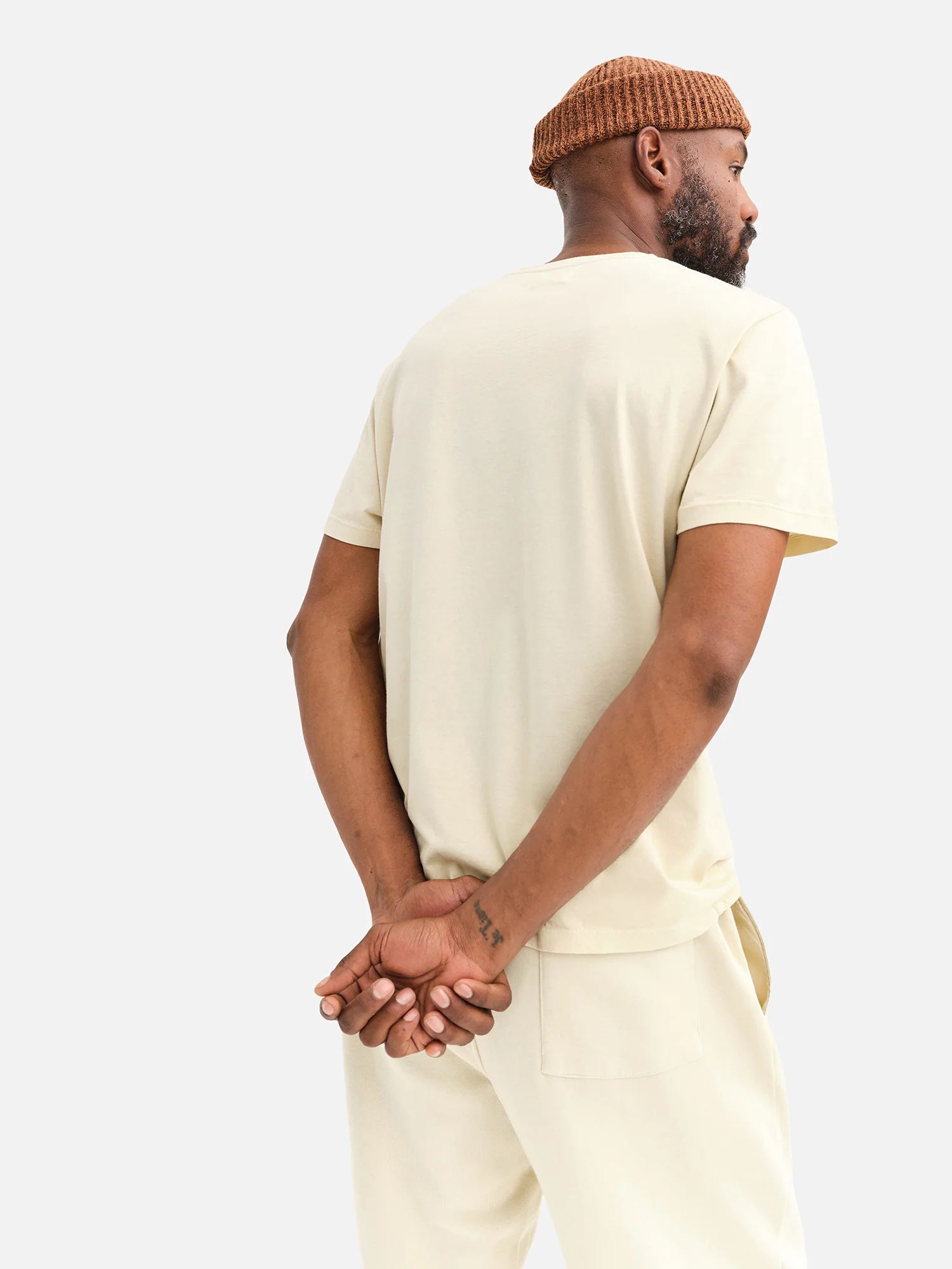 Men's Organic Cotton Crew Neck Tee - Image 4