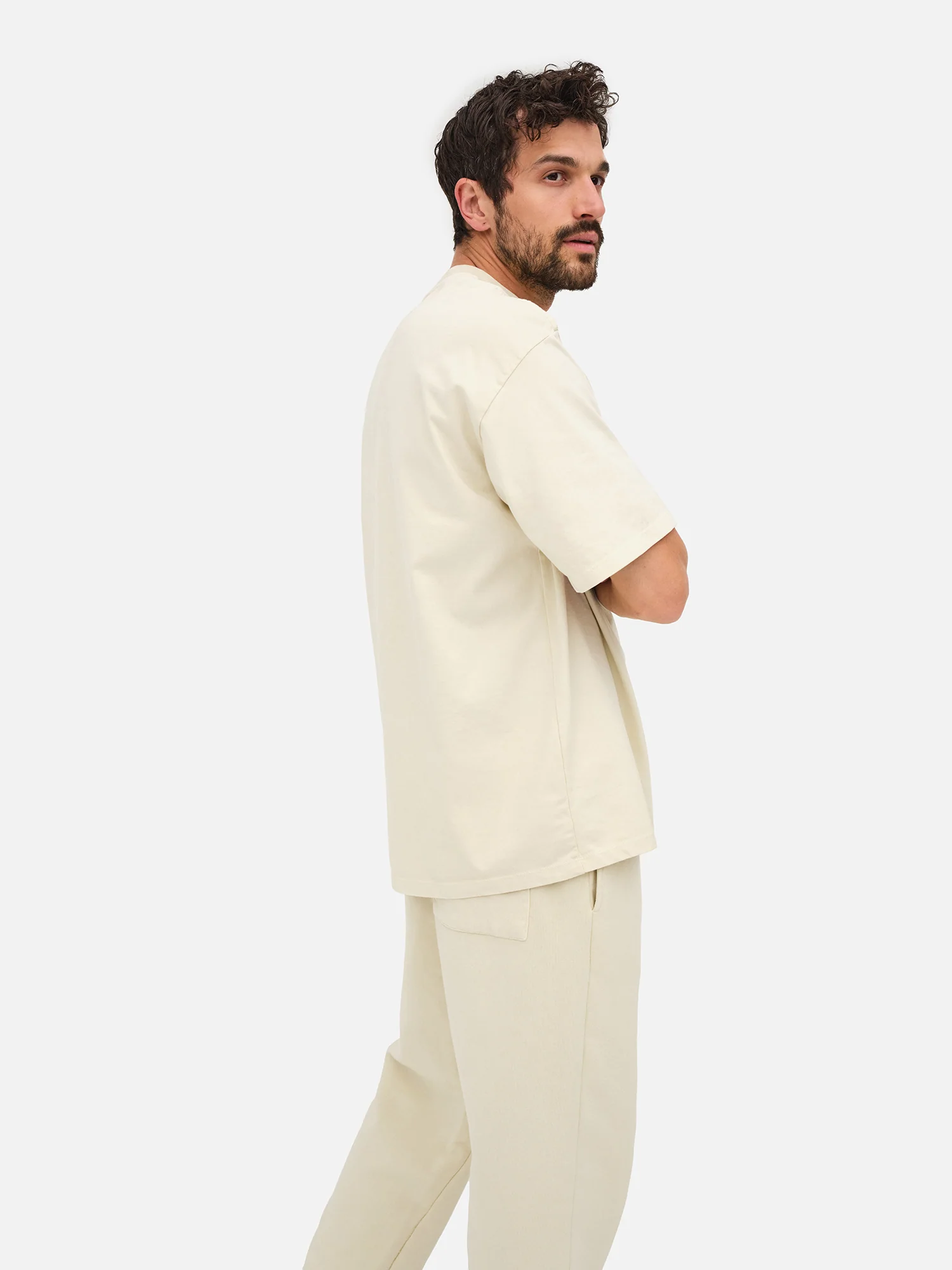 Men's Organic Heavyweight Cotton Relaxed Tee - Image 4