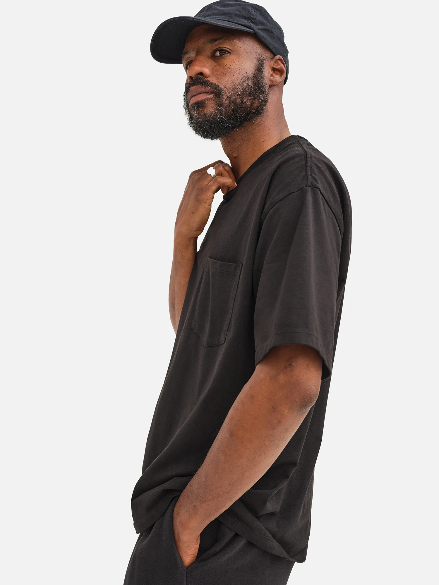 Men's Organic Heavyweight Cotton Relaxed Tee - Image 6