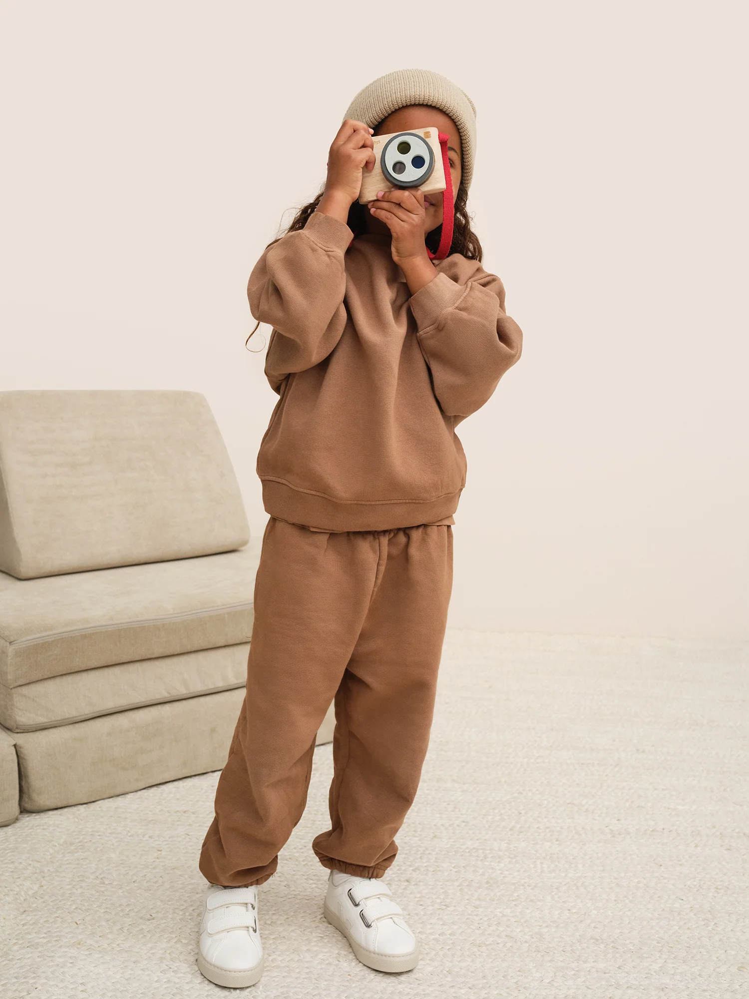 Mini Organic Fleece Crew Neck Sweatshirt - Image 3