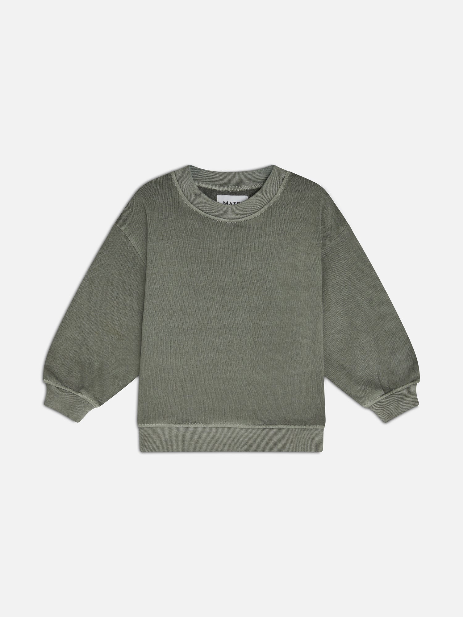 Mini Organic Fleece Crew Neck Sweatshirt - Image 6