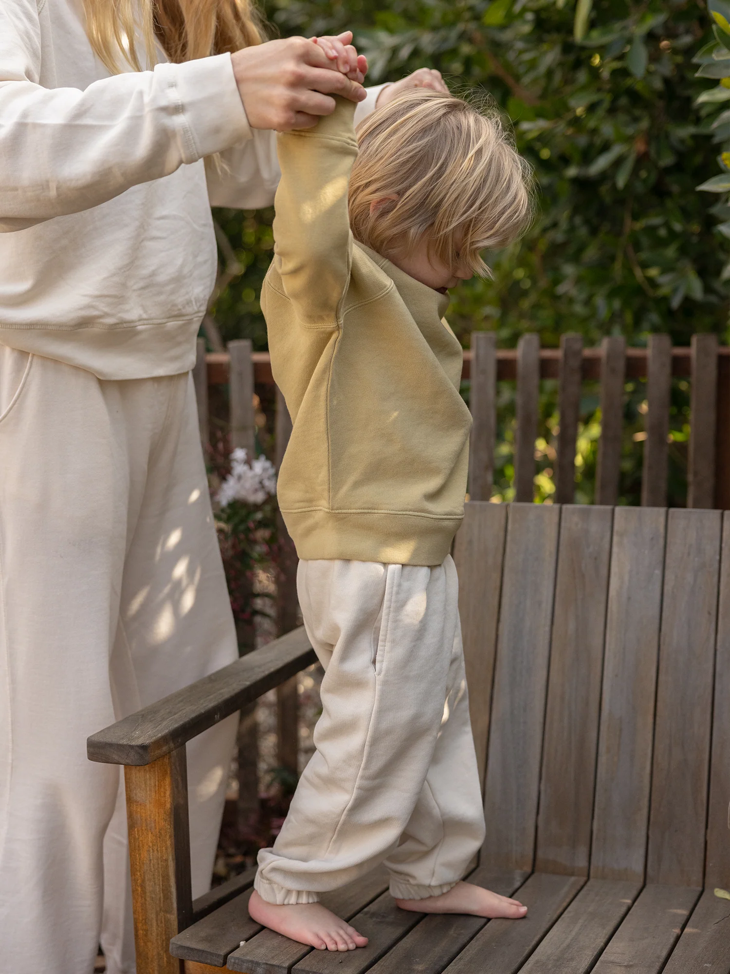 Mini Organic Lightweight Terry Raglan Sweatshirt - Image 4