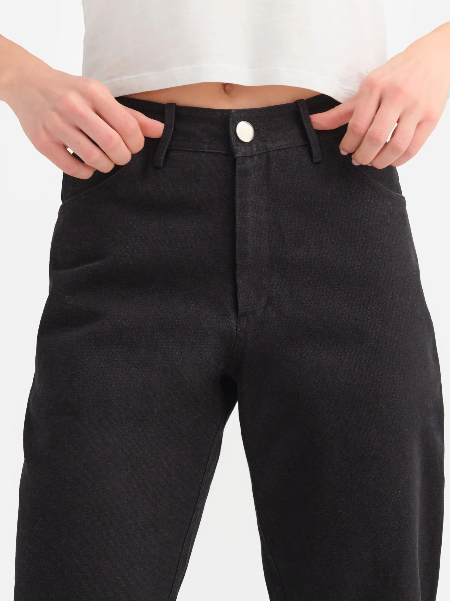 Organic Cotton Canvas Five Pocket Pant - Image 5
