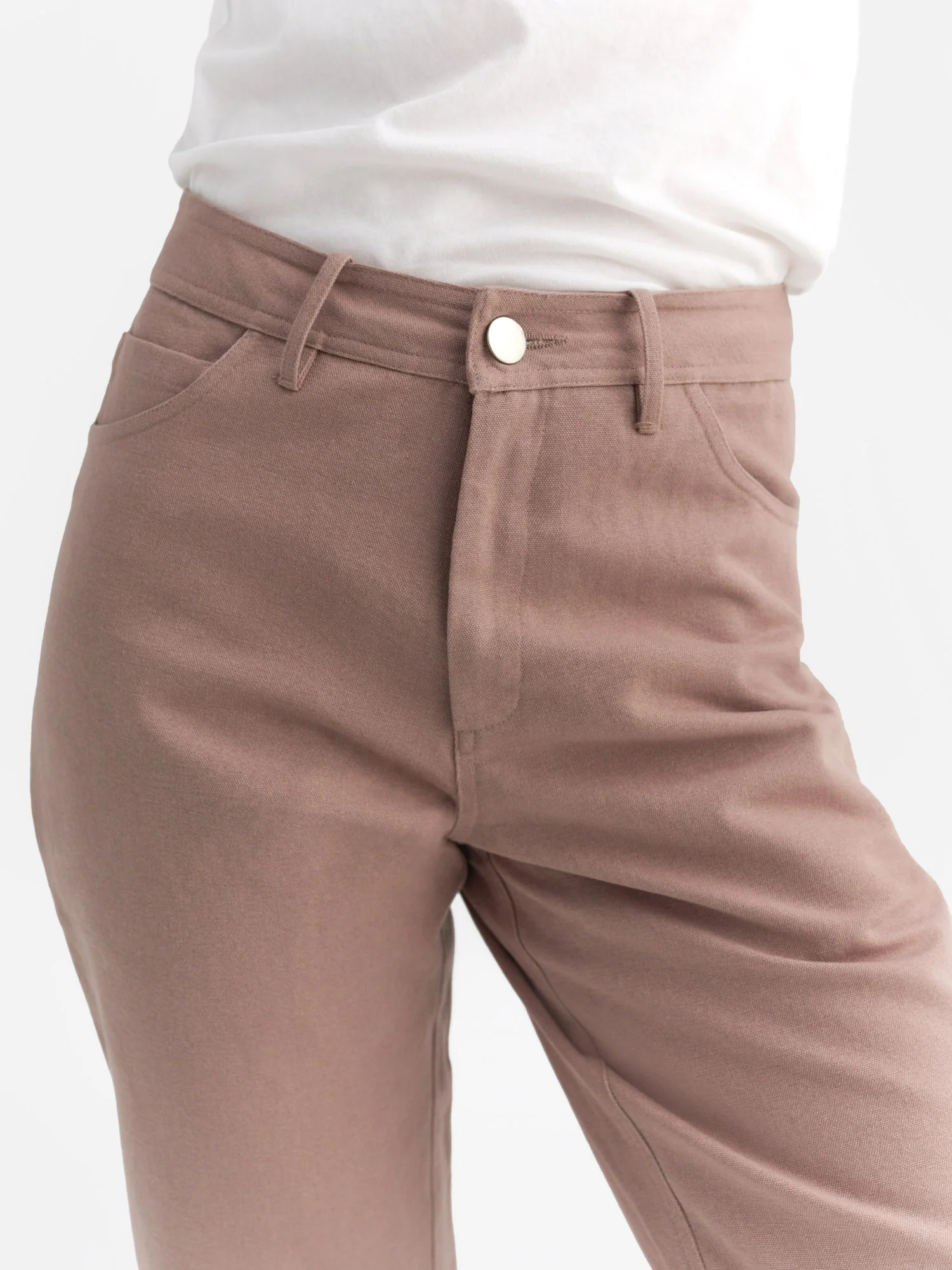 Organic Cotton Canvas Five Pocket Pant - Image 5