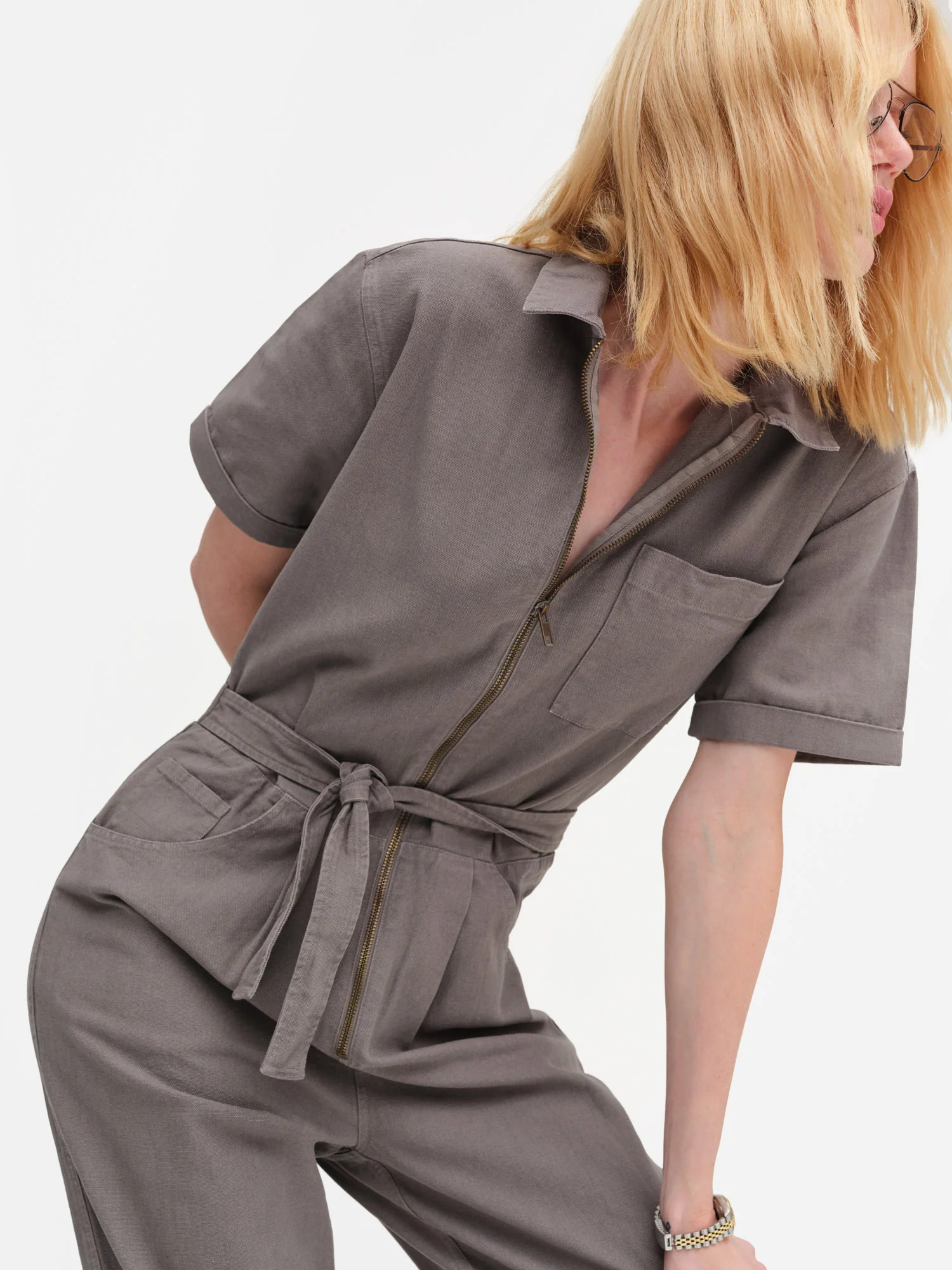 Organic Cotton Canvas Jumpsuit - Image 5