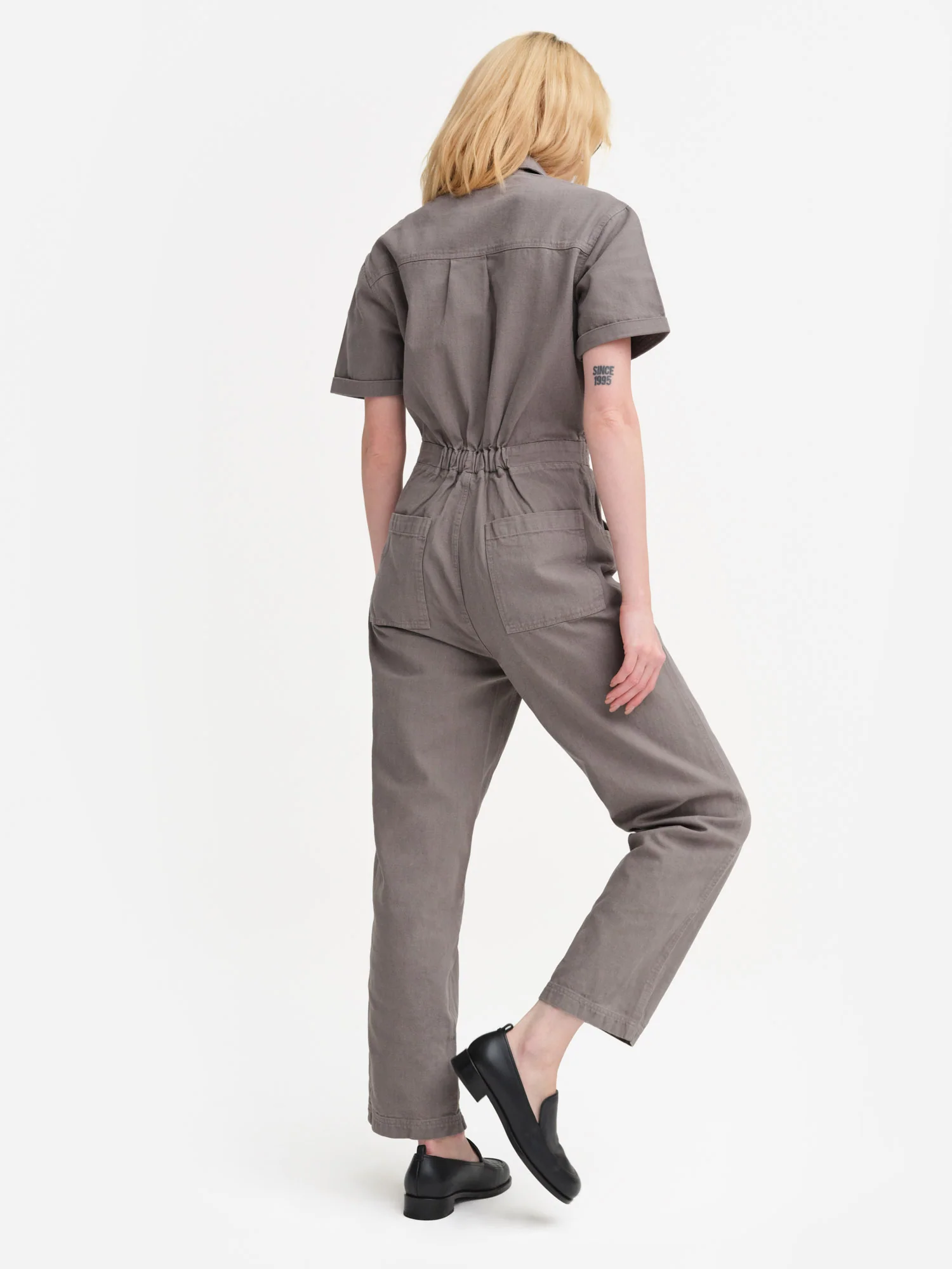 Organic Cotton Canvas Jumpsuit - Image 8