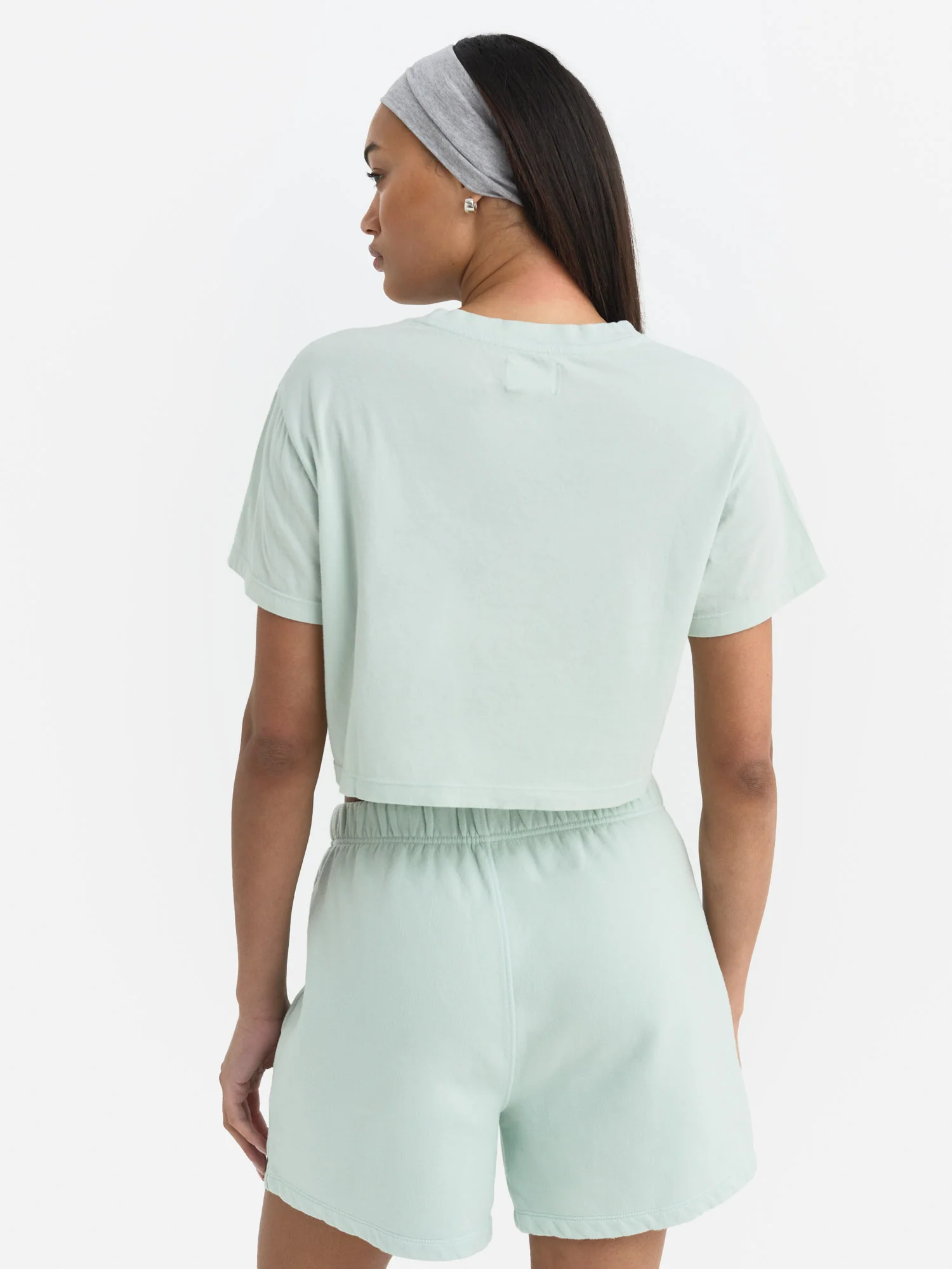 Organic Cotton Relaxed Crop Tee - Image 5