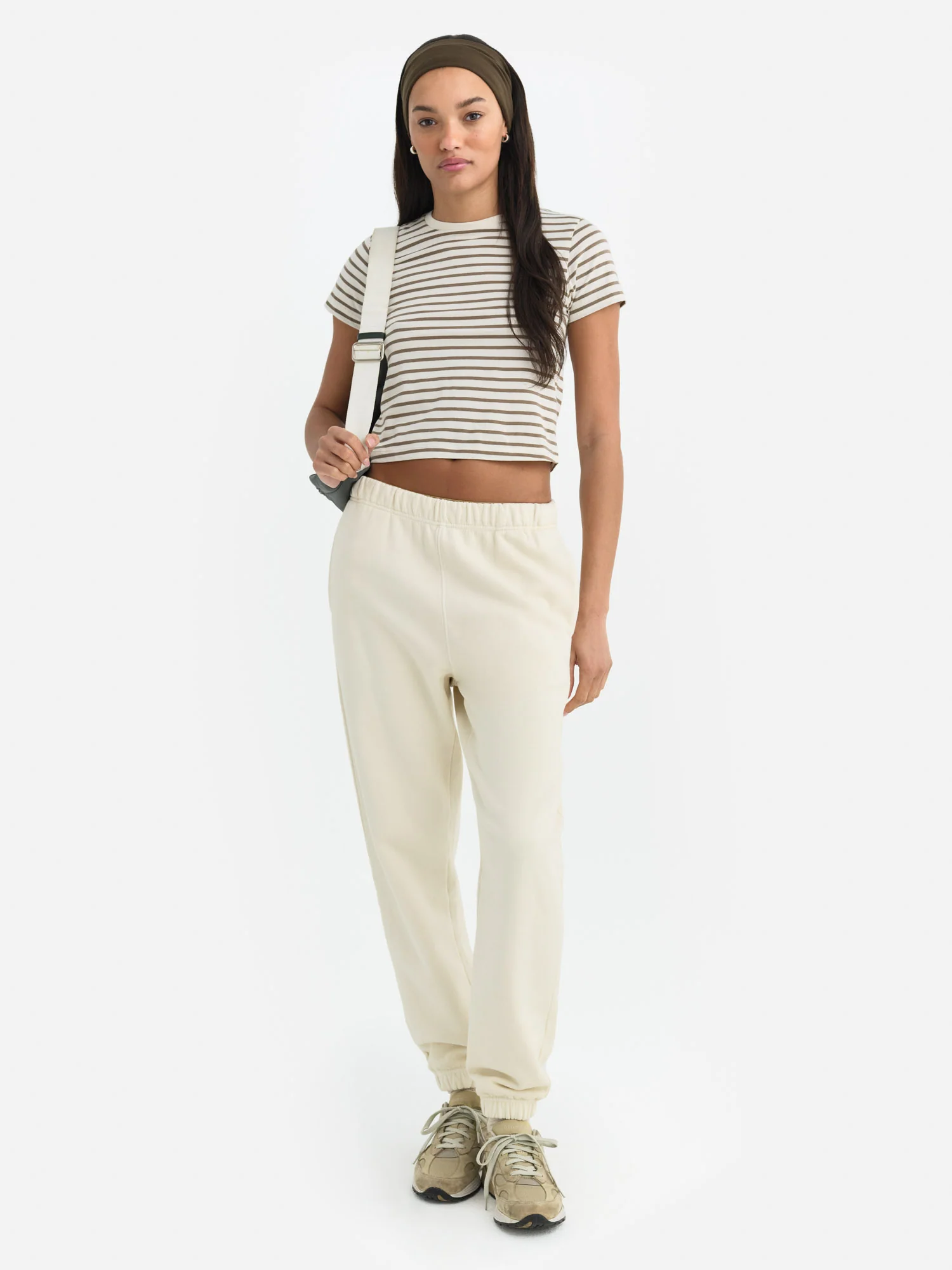 Organic Cotton Striped Shrunken Tee - Image 7