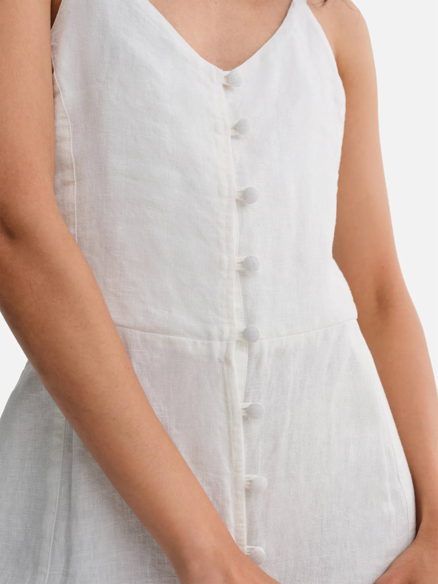 Organic Linen Tank Jumpsuit - Image 5