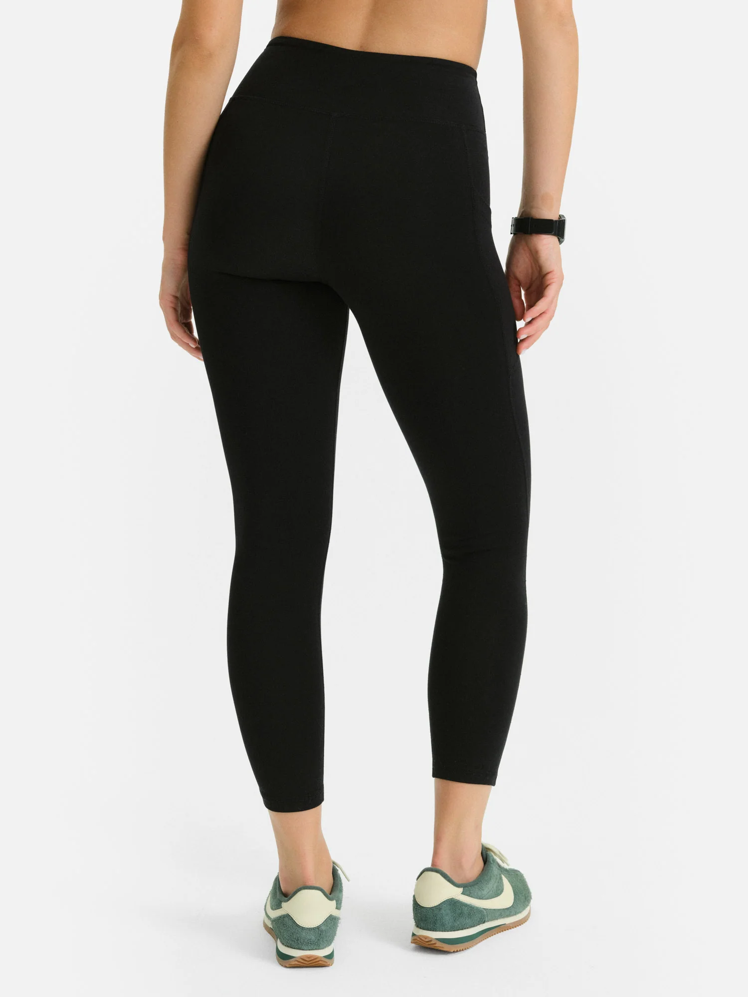 Organic Stretch Midi Legging with Pockets - Image 5