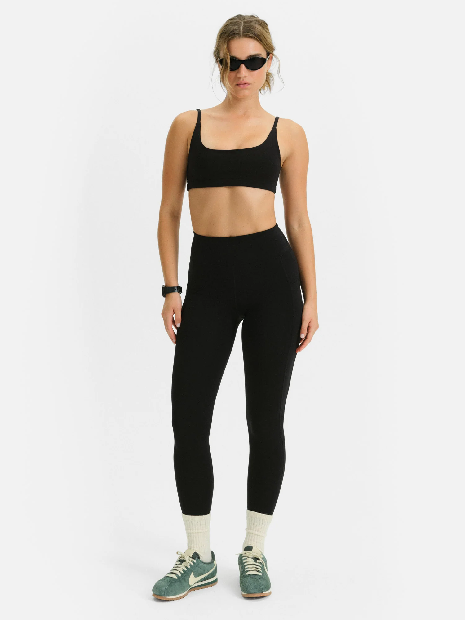 Organic Stretch Midi Legging with Pockets - Image 7