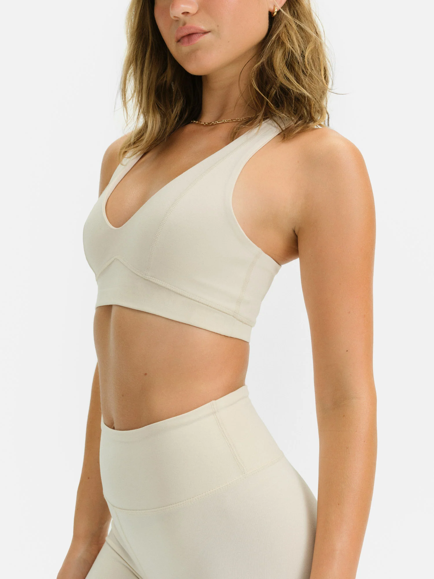 Organic Stretch V-Neck Bra - Image 4