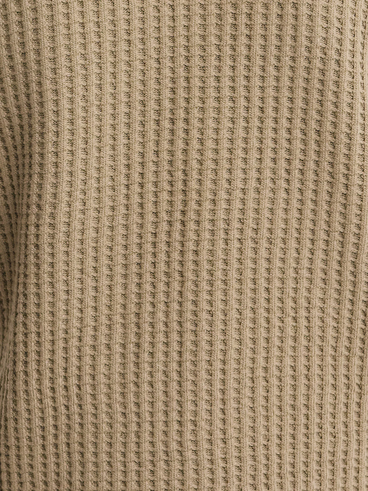 Organic Waffle Crew Cardigan - Image 6