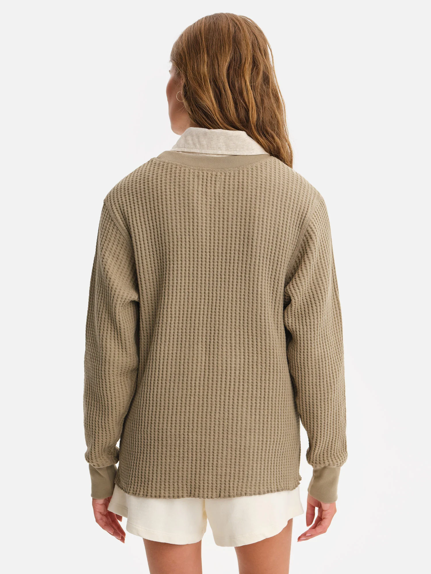 Organic Waffle Crew Top - Image 5